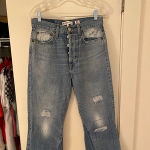 RE/DONE Originals Crop Flare Jeans
